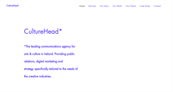 Desktop Screenshot of culturehead.com